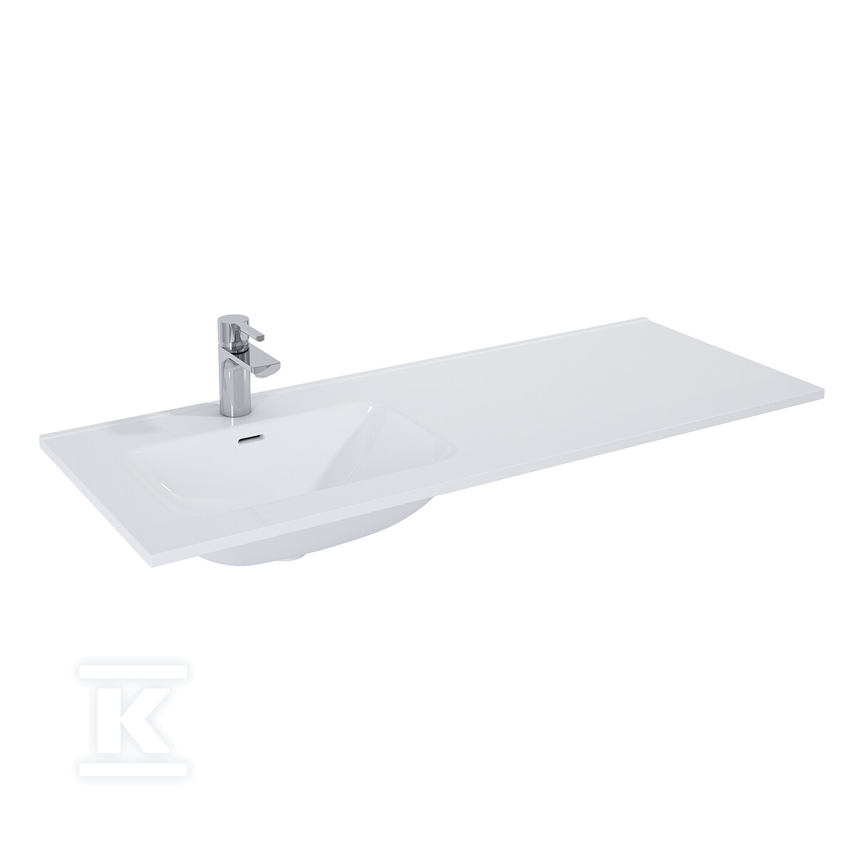 Umywalka SKAPPA 120 lewa (60+60) ceram - RE041204068060