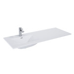 Umywalka SKAPPA 120 lewa (60+60) ceram white hg