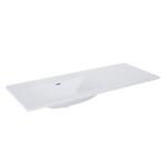 Umywalka SKAPPA 120 lewa (80+40) ceram white hg