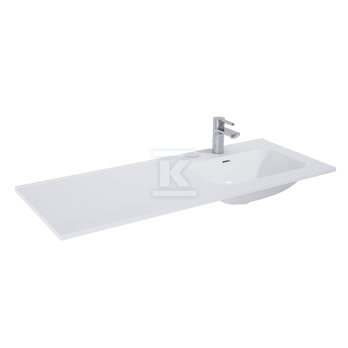 Umywalka SKAPPA 120 prawa (60+60) ceram - RE041205068060