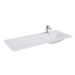 Umywalka SKAPPA 120 prawa (60+60) ceram white hg