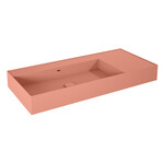 Umywalka LEVEL 100 lewa ścienna, solid-surface terra pinkt