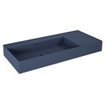 Umywalka LEVEL 100 lewa ścienna, solid-surface navy bluet