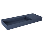 Umywalka LEVEL 120 lewa ścienna, solid-surface navy bluet