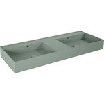 Umywalka LEVEL 120 duo ścienna, solid-surface sage matt