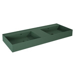 Umywalka LEVEL 120 duo ścienna, solid-surface forest greent