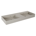Umywalka LEVEL 120 duo ścienna, solid-surface fume matt