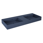 Umywalka LEVEL 120 duo ścienna, solid-surface navy bluet