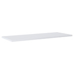 Blat MDF 140(90+50)/49,4/2,8 white hg pcv
