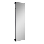 Lustro stojące INDUS 50/190 półka black matt