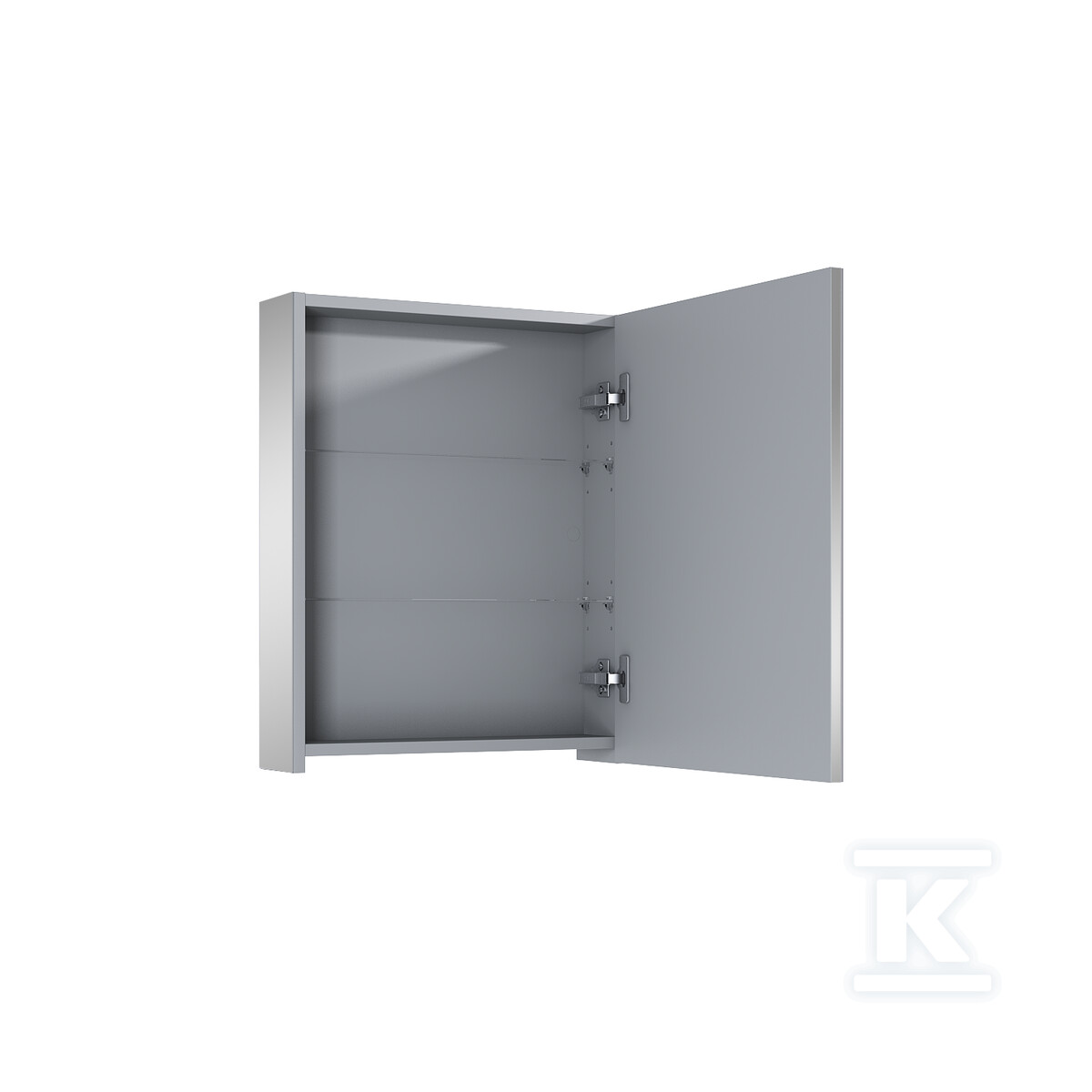 Szafka wisząca z lustrem basic 50 1d - RE060500030000