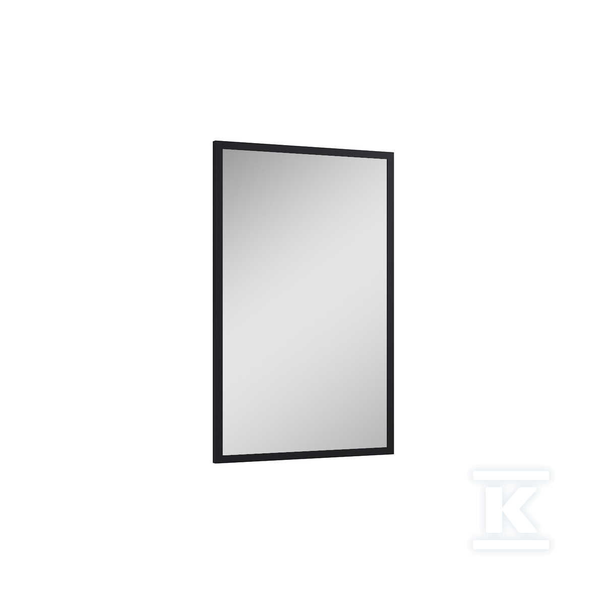Lustro łazienkowe rama 50/80 black 19mm - RE060501020560