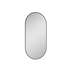 Lustro łazienkowe LED SHARON oval 52/92 black