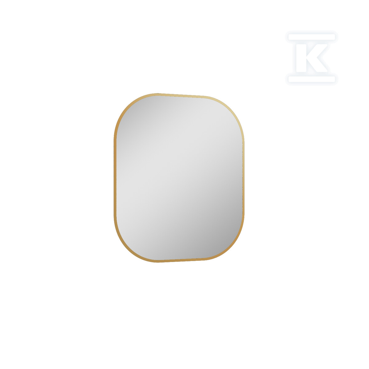 Lustro łazienkowe LED SHARON 60/70 gold - RE060600015570