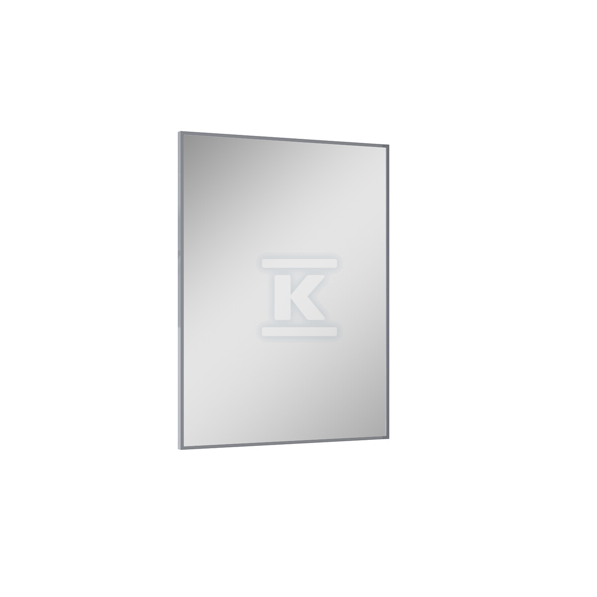 Lustro łazienkowe rama 60/80 chrom 8mm - RE060600020040