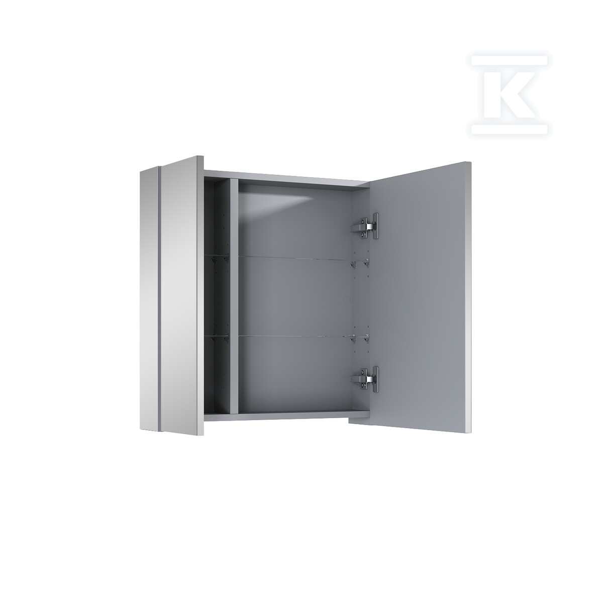 Szafka wisząca z lustrem basic 60 2d - RE060600030000