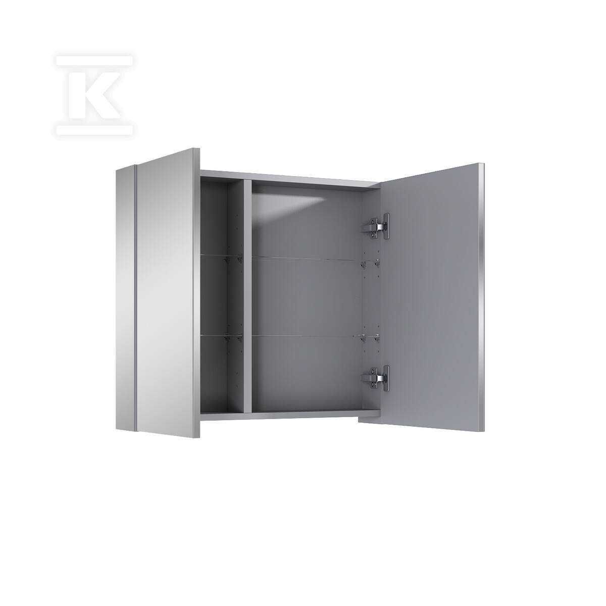 Szafka wisząca z lustrem basic 70 2d - RE060700030000