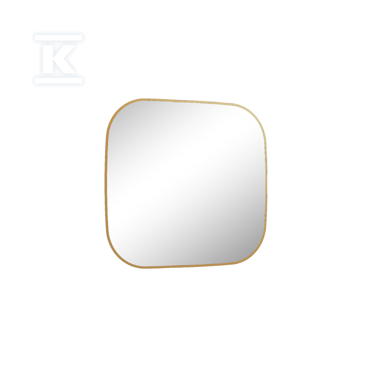 Lustro łazienkowe LED SHARON 80/70 gold - RE060800015570