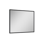 Lustro łazienkowe rama 100/80 black 19mm uniwersalne