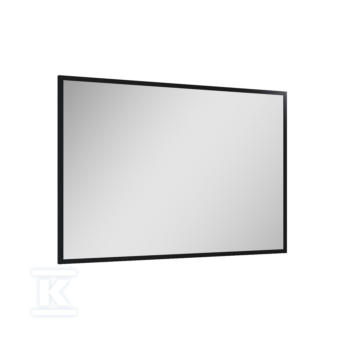 Lustro łazienkowe rama 120/80 black - RE061200020560