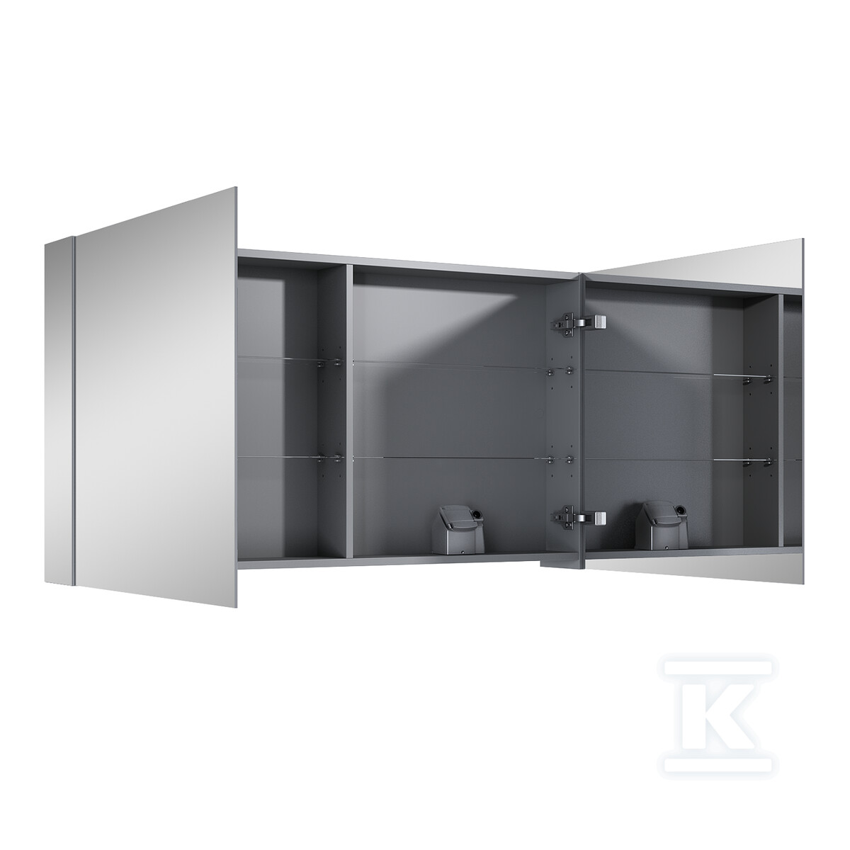 Szafka wisząca z lustrami medium 120 2d - RE064660000010