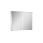 Szafka wisząca z lustrami premium 80 2d technobox+LED