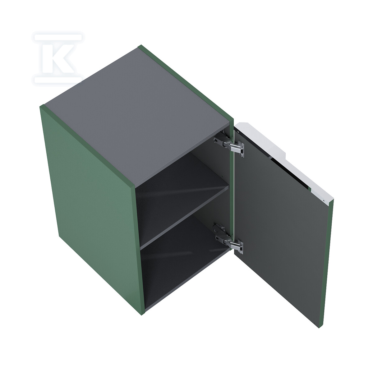 Komoda SOHO 40 1d forest green matt pdw - RE080400047010