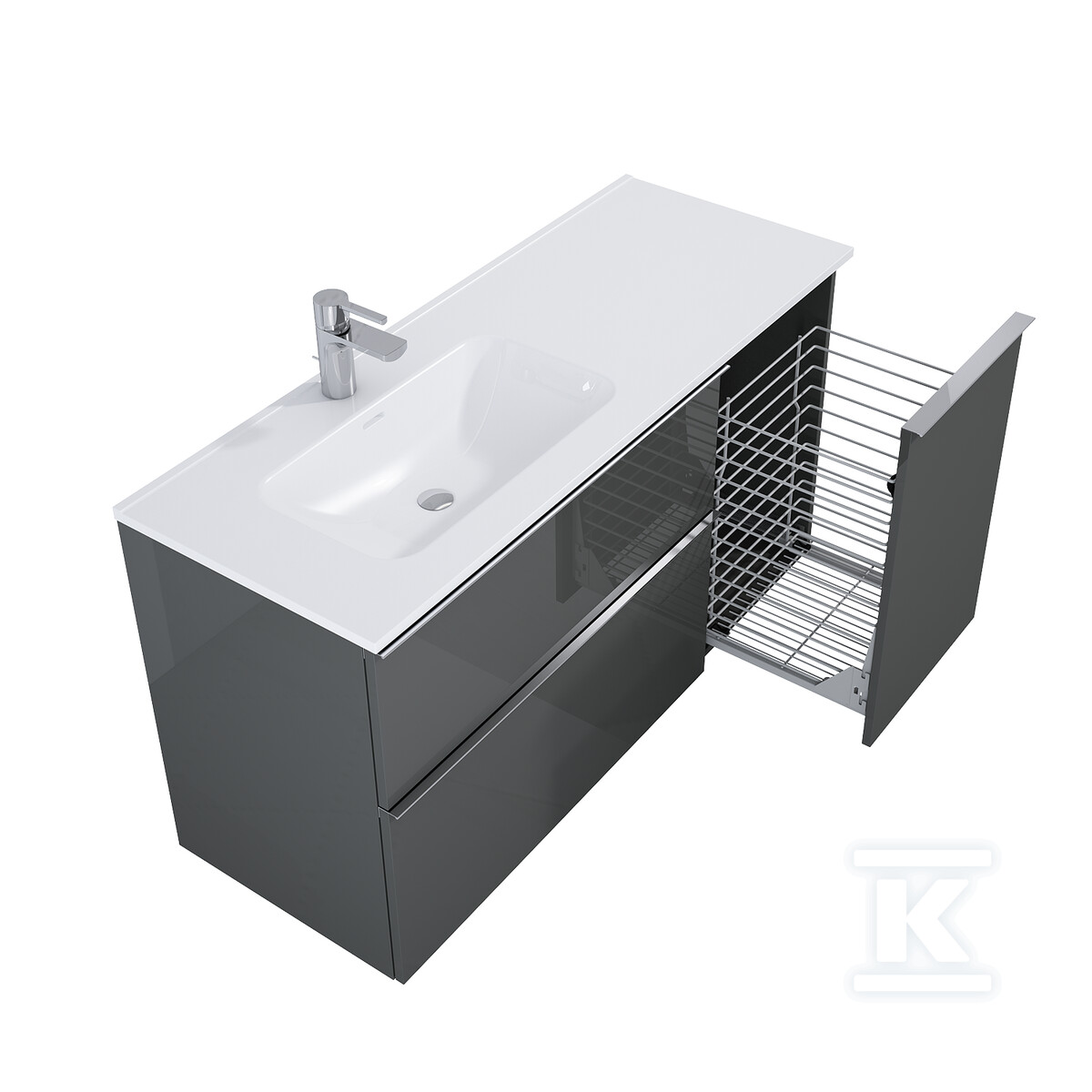 Komoda LOOK 40 z koszem cargo - RE080402026610