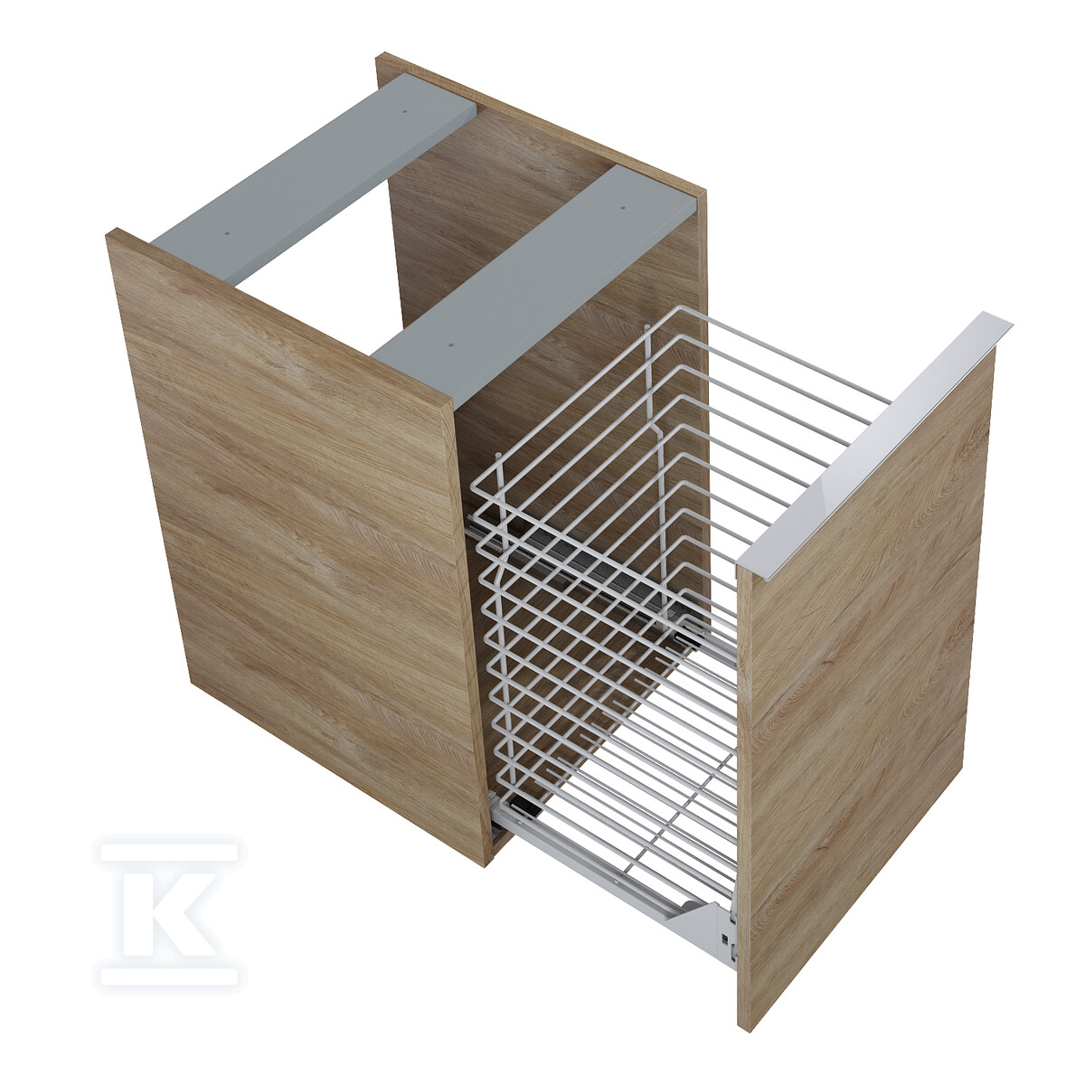 Komoda LOOK 40 z koszem cargo dąb - RE080402027050