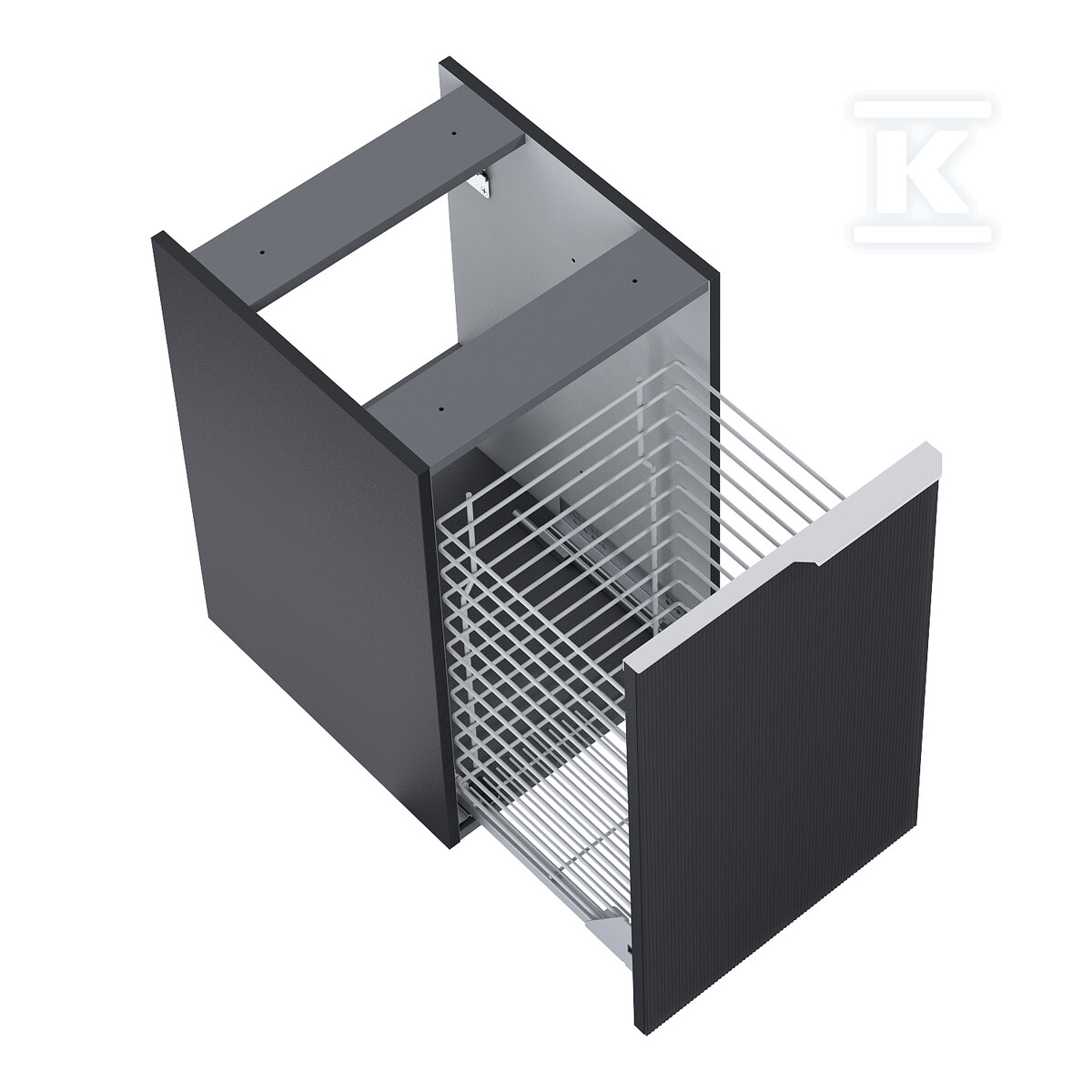 Komoda SOHO 40 z koszem cargo black - RE080402047160