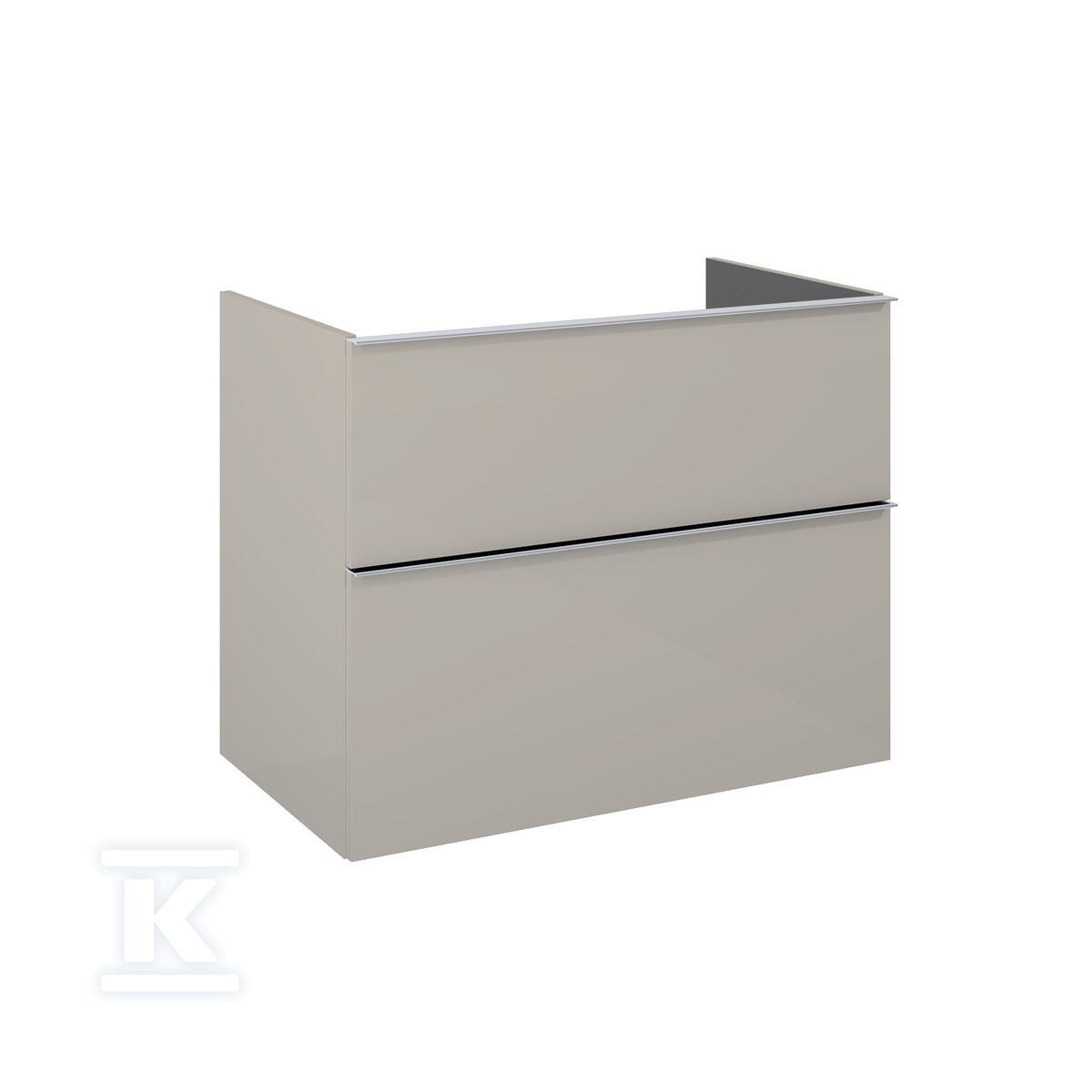 Komoda LOOK 80 2s fume matt pdw - RE080801027020