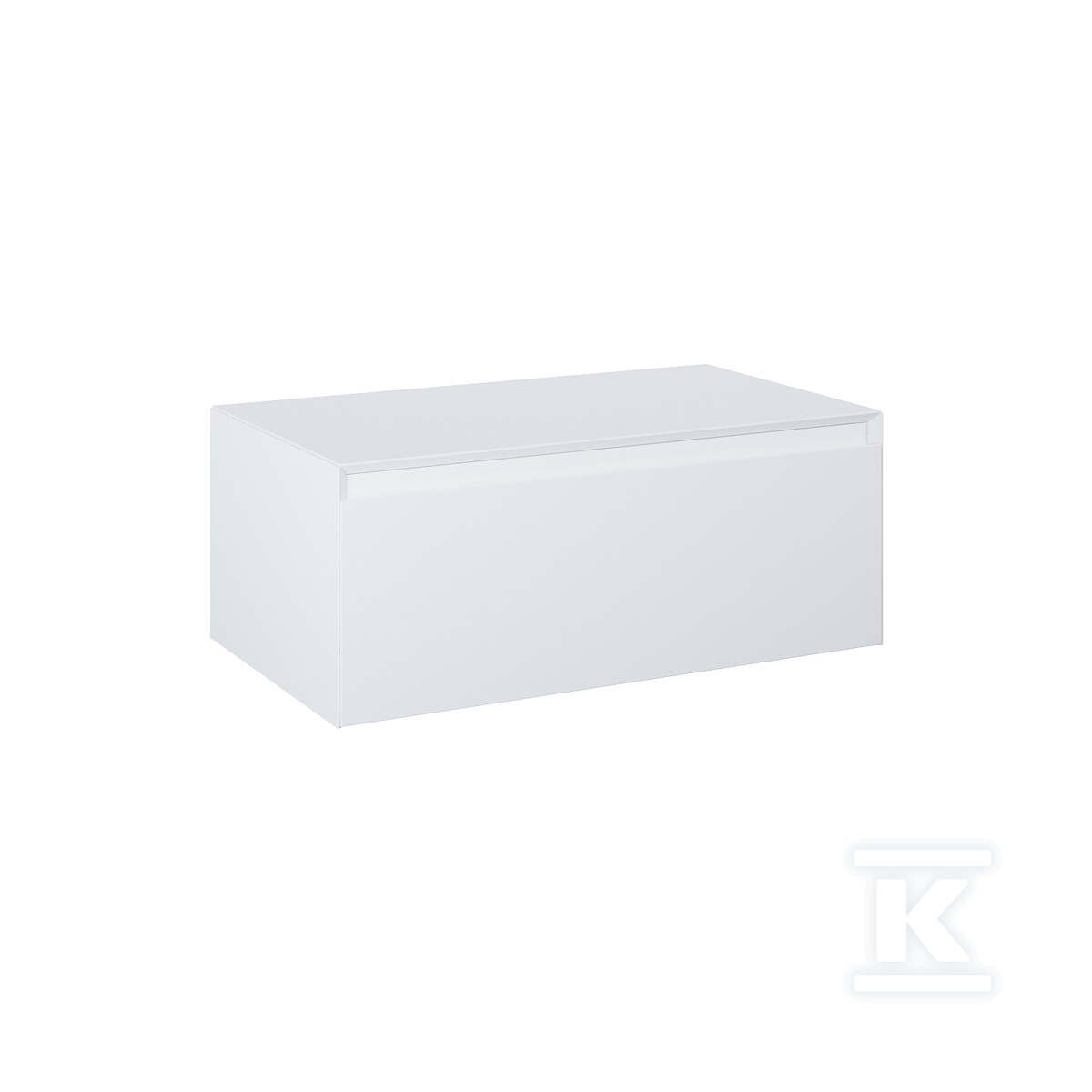 Komoda SPLIT SLIM 80 1s whitet z blatem - RE080804055290