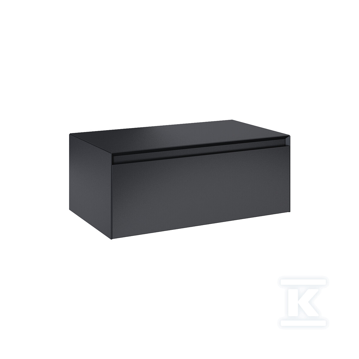 Komoda SPLIT SLIM 80 1s blackt z blatem - RE080804057160