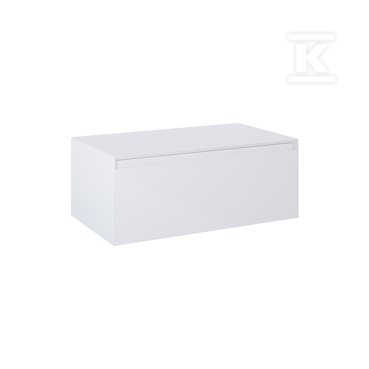 Komoda SPLIT SLIM 80 1s white hg z - RE080804058060
