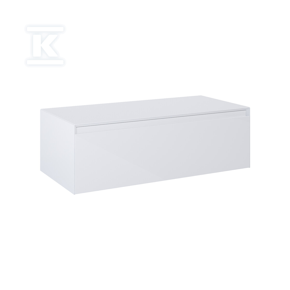 Komoda SPLIT SLIM 100 1s white hg z - RE081004058060