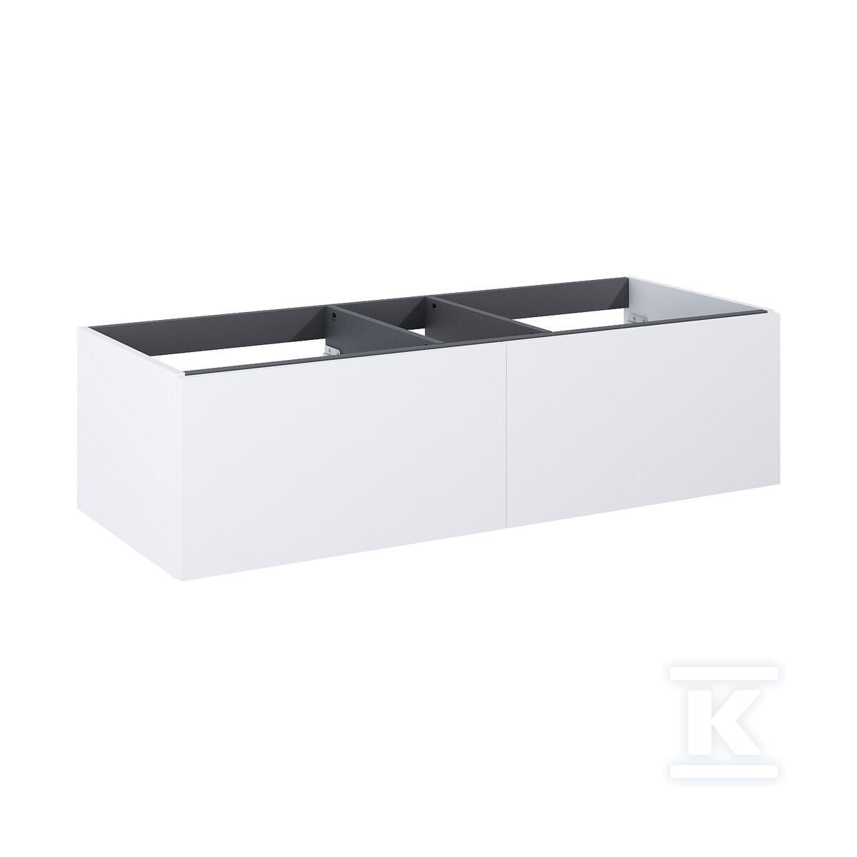 Komoda LOOK slim 120 2s white matt pdw - RE081204025290