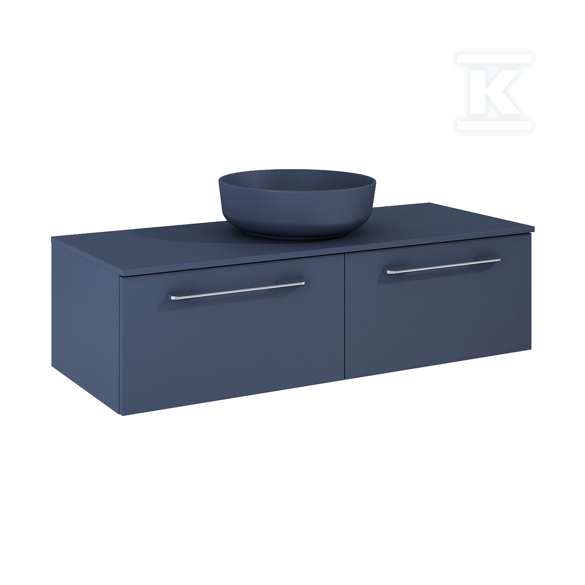 Komoda LOOK slim 120 2s navy blue matt - RE081204027030