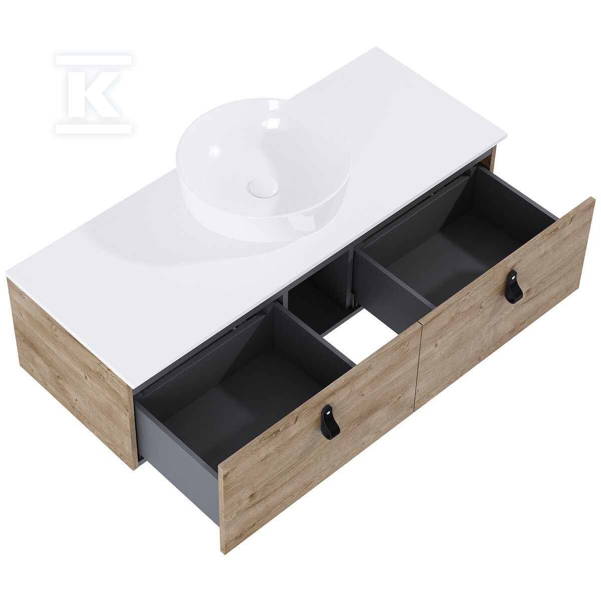 Komoda LOOK slim 120 2s dąb canela pdw - RE081204027050