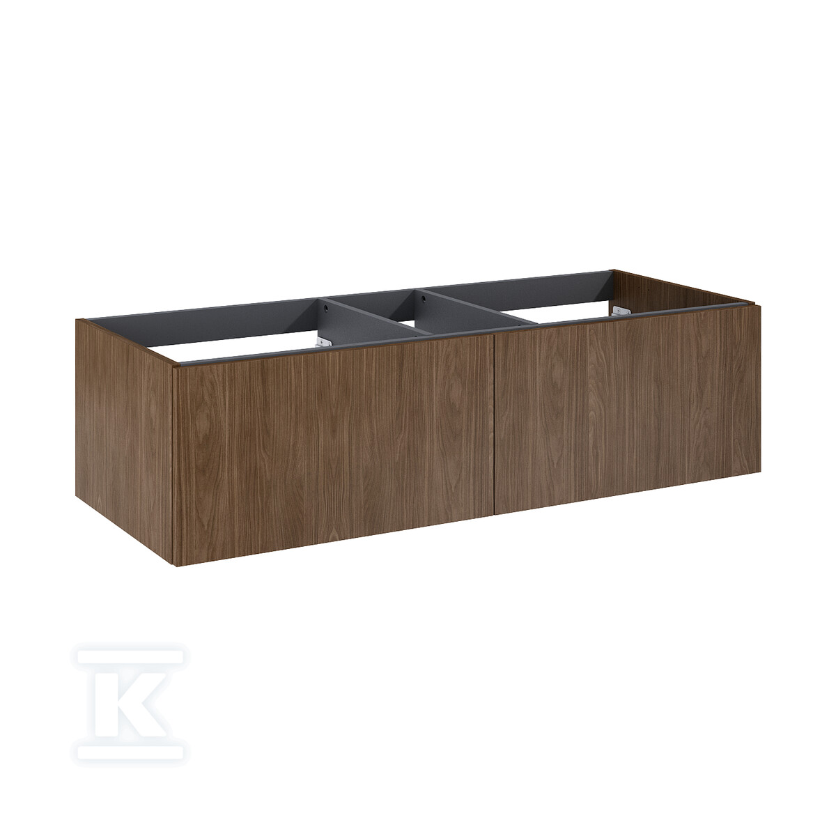 Komoda LOOK slim 120 2s orzech lincoln - RE081204027060