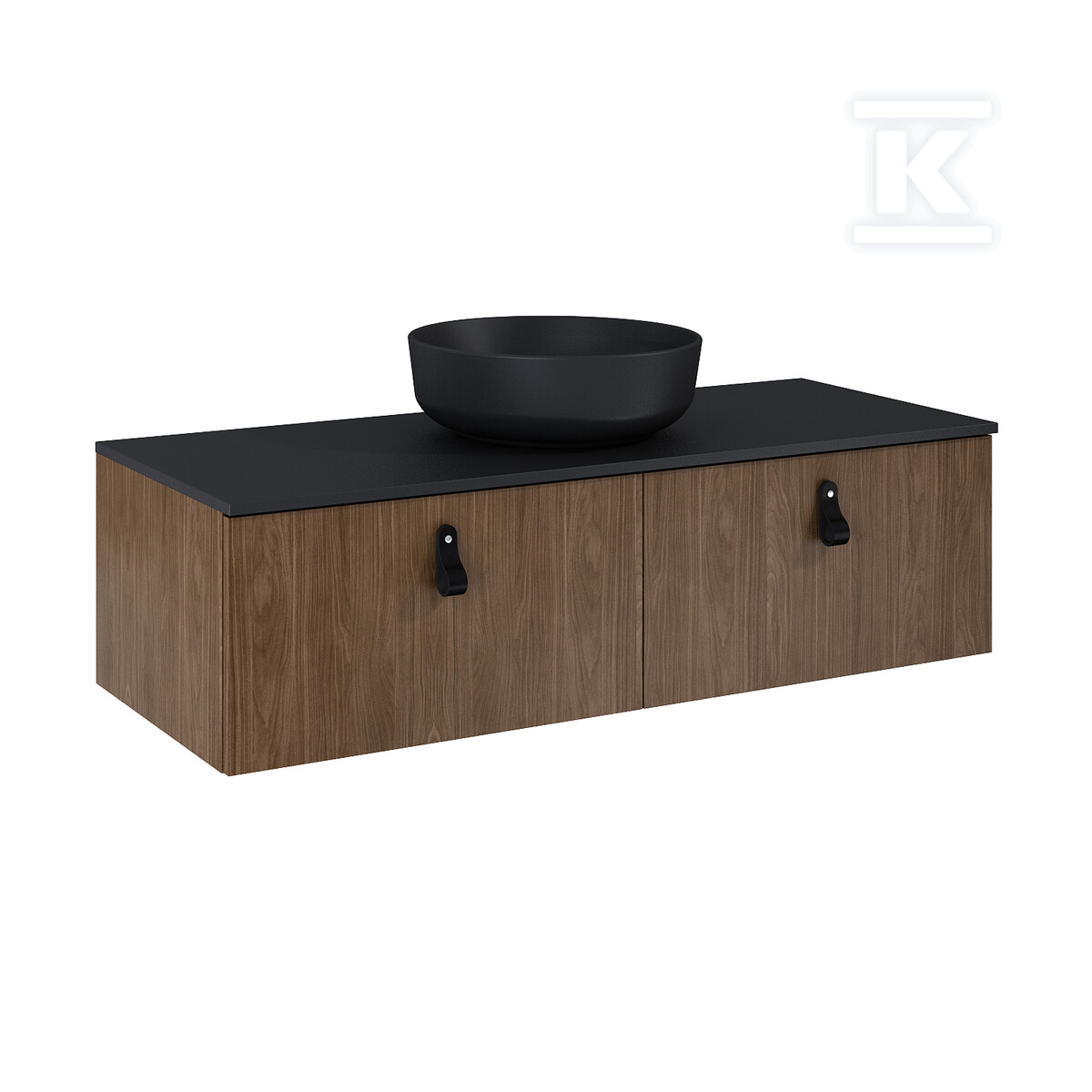 Komoda LOOK slim 120 2s orzech lincoln - RE081204027060