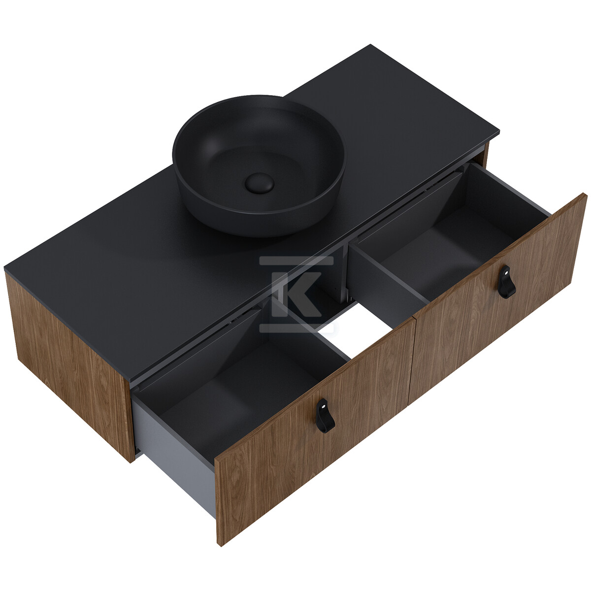 Komoda LOOK slim 120 2s orzech lincoln - RE081204027060