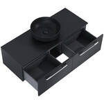 Komoda LOOK slim 120 2s black matt pdw