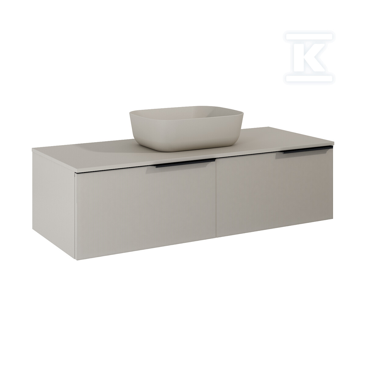 Komoda SOHO SLIM 120 2s fume matt pdw - RE081204047020