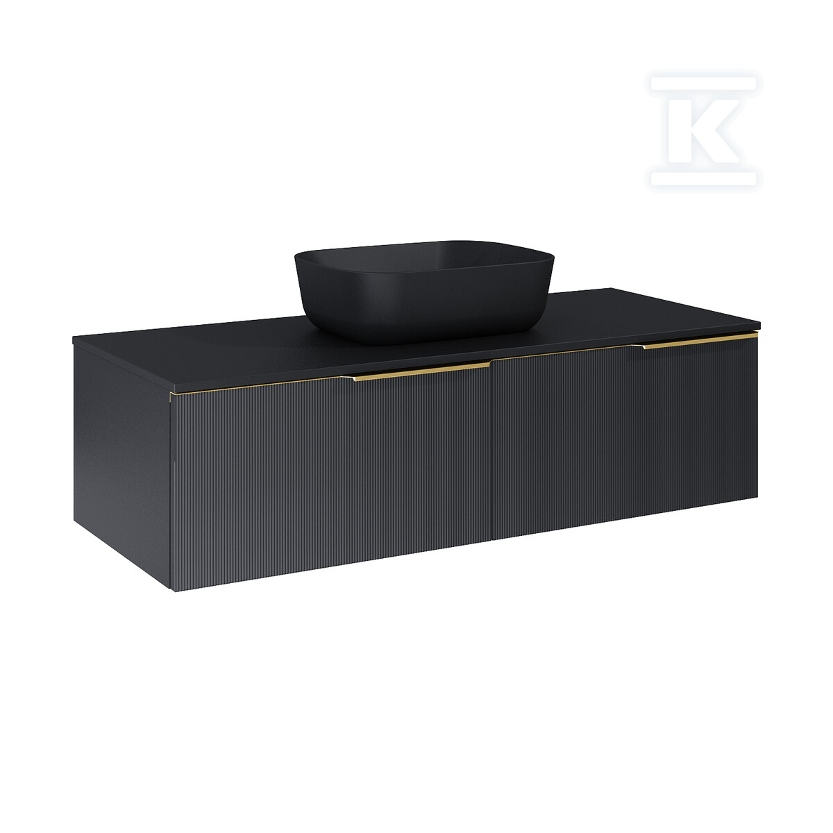 Komoda SOHO SLIM 120 2s black matt pdw - RE081204047160