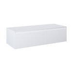 Komoda SPLIT SLIM 120 2s whitet z blatem pdw