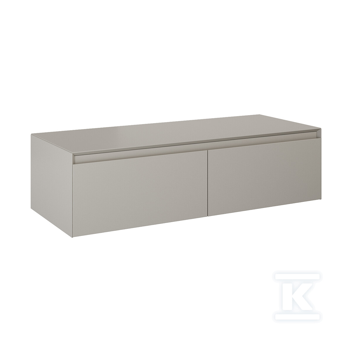 Komoda SPLIT SLIM 120 2s fumet z blatem - RE081204057020