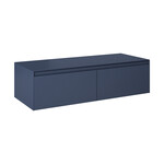 Komoda SPLIT SLIM 120 2s navy bluet z blatem pdw
