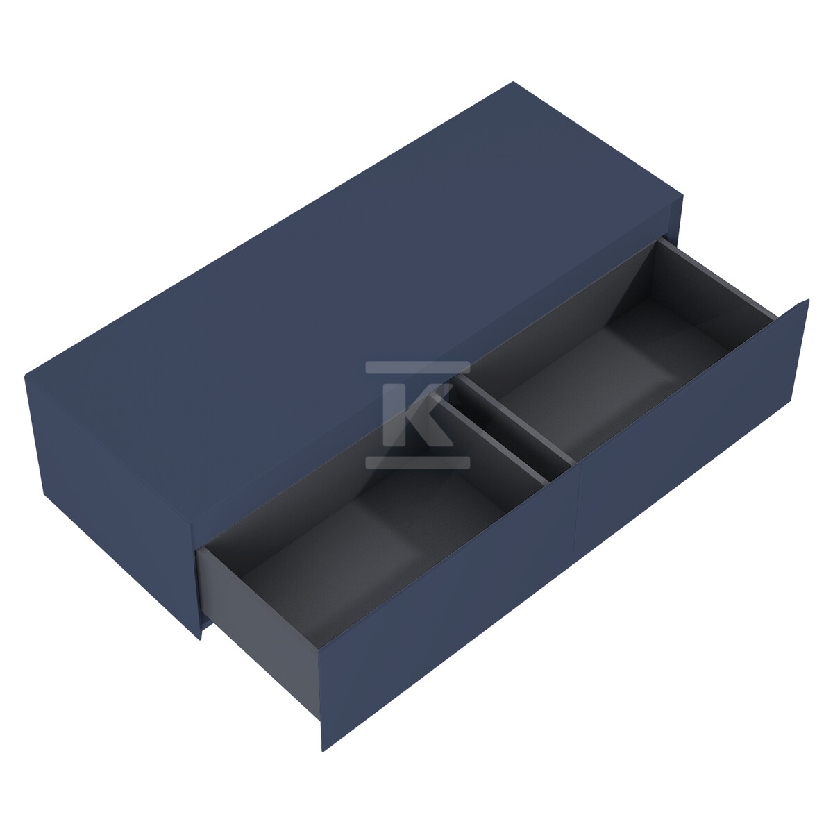 Komoda SPLIT SLIM 120 2s navy bluet z - RE081204057030