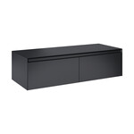 Komoda SPLIT SLIM 120 2s blackt z blatem pdw