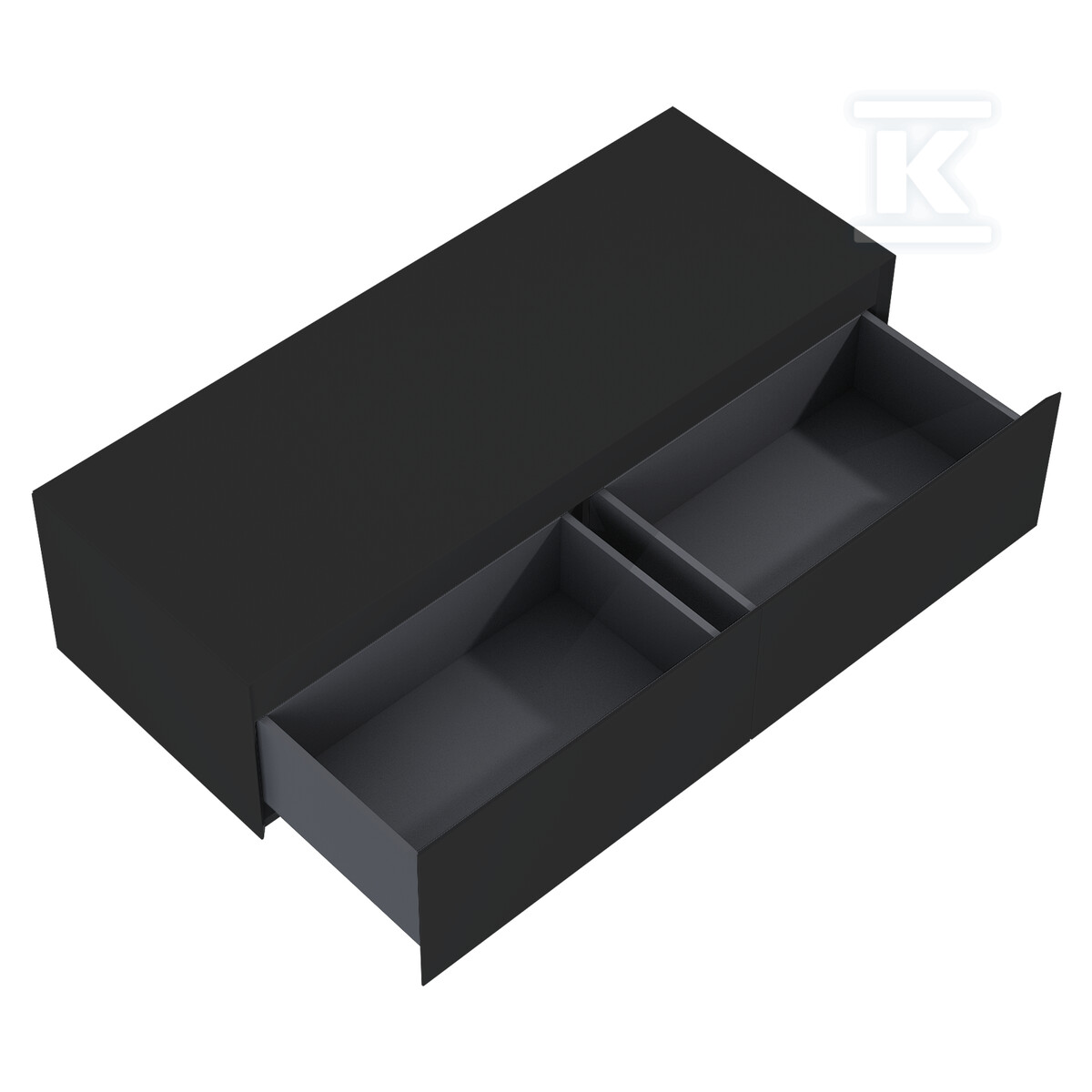 Komoda SPLIT SLIM 120 2s blackt z - RE081204057160